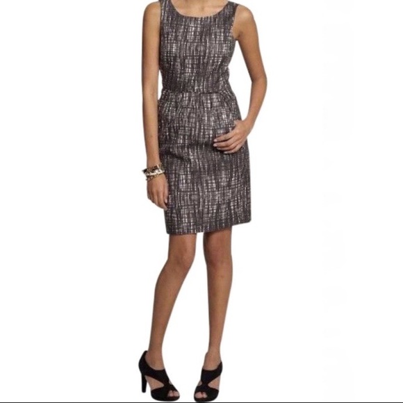 J. Crew Tweed Contessa Sheath Dress V-Back Pockets - Picture 1 of 6